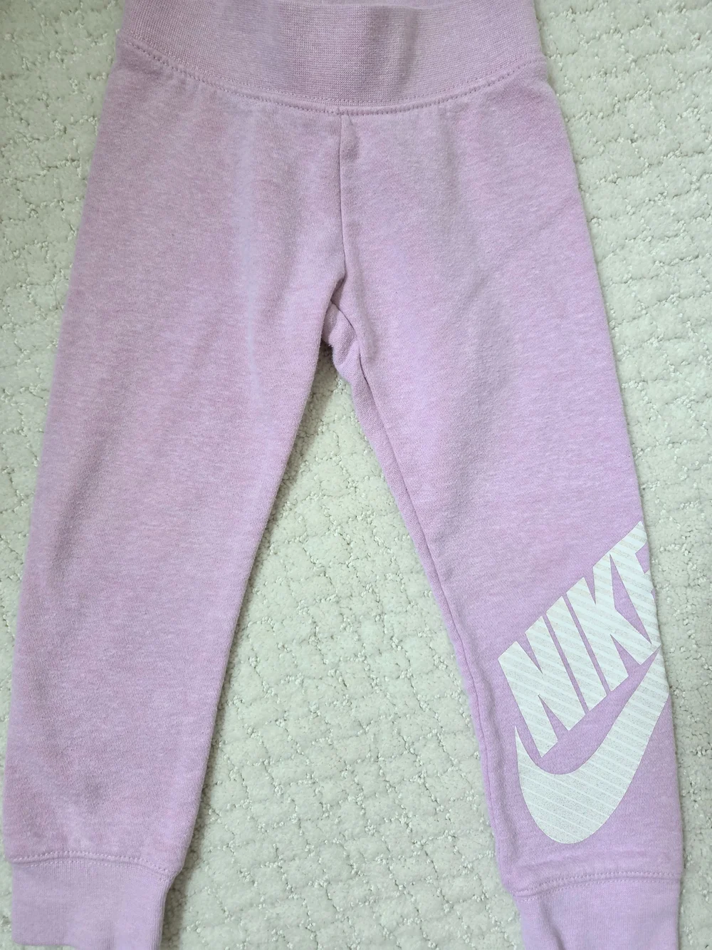 Nike Kids Light Pink Logo Sweatpants